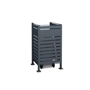 Westmann Obudowa na pojemnik na śmieci Planum 1er 150 cm antracyt (1× 240 L)