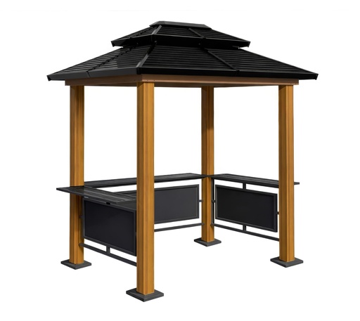 "Sojag Pawilon Grillowy BBQ Maui Aluminium image"