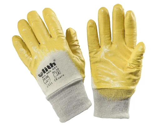 "Nitrile work glove size 8 image"