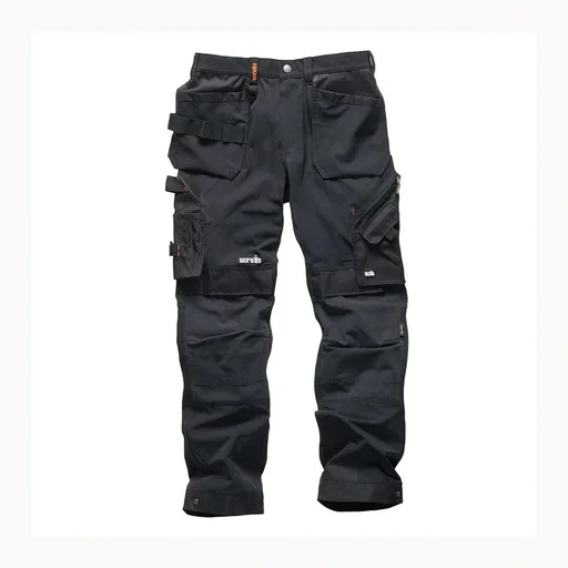 "Pro Flex Plus work trousers, black 36R image"