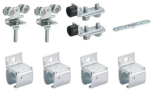 "Sliding gate fitting type 30 for 1 m sliding gate for wall mounting image"