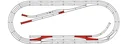 ROCO LINE track set E (tracks with bedding)