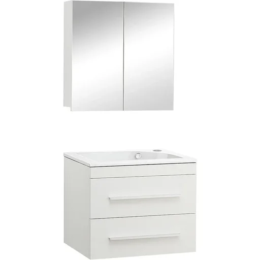 "Bathroom furniture Style 60cm right - Mat White image"