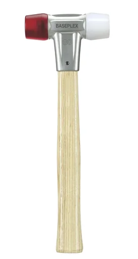 "Soft-face hammer 30 mm, approx. 370 g, total length 280 mm, head length 95 mm image"