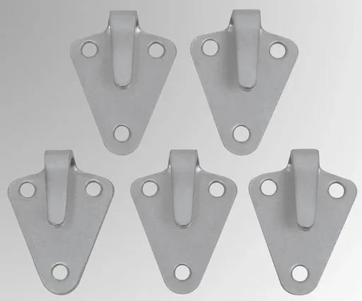 "3-hole tarpaulin hooks, 5 pieces image"