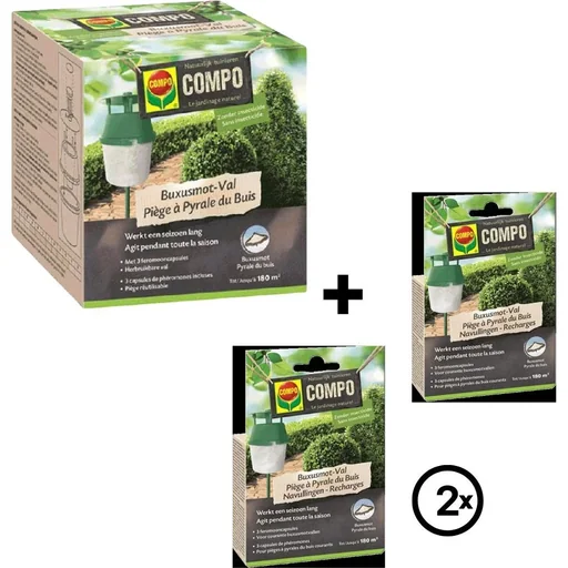 "BIO Box Moth Trap - 1 STUK - incl. Box Moth Trap Refill Pack 6 pieces image"
