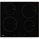 Induction hob with 4 cooking zones, touch control 7000 W glass