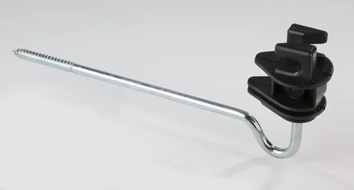 "Long-handled rope insulator with 22 cm long support, 10 pieces in a bag image"