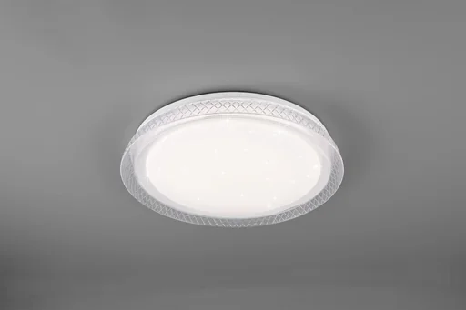 "LED ceiling light HERACLES, 18 W, 1800 lm, dimmable including remote control, Starlight Cover image"
