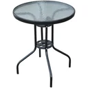 Garden table, glass table, bistro table, balcony table 60x70cm