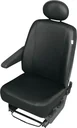 Transporter seat cover, 2-piece, artificial leather + headrest cover - VS1er
