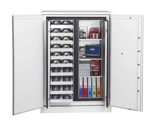 "Data Commander data protection safe, external dimensions 1685 x 1200 x 720 mm, with key lock image"