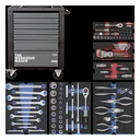 Workshop trolley - 7 drawers, equipped with 6 modules, 103 pieces