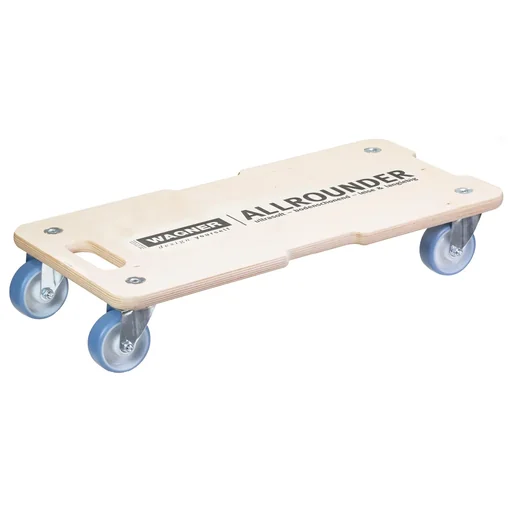 "Transport aid MM 1325, 59 x 29 x 11 cm, soft castors Ø 75 mm, roller bearings, multiplex birch FSC®, load capacity 300 kg image"