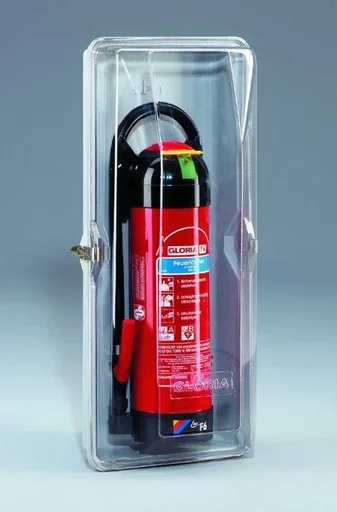 "Fire extinguisher wall protection cover KWH-12, 2-part image"