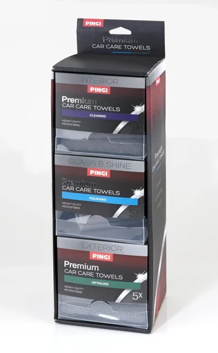 "PREMIUM TOWER BOX microfiber cloths, box of 3 image"