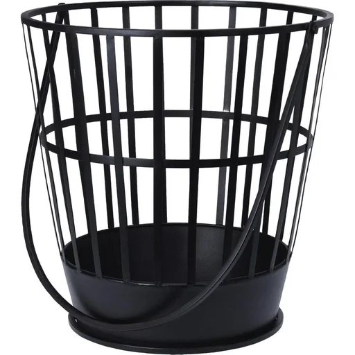 "Ambiance fire basket - black - 38 cm image"