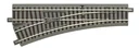 Left switch for manual operation, length 200 mm, branch angle 22.5°, branch radius 502.7 mm
