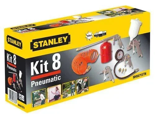 "Accessory set for air compressors, 8 pieces image"