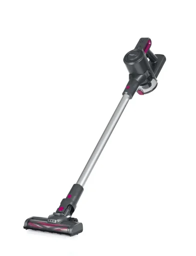 "Cordless handheld and floor vacuum cleaner, suction power control, triple filter, with wall mount and LED lighting, 150 watts image"