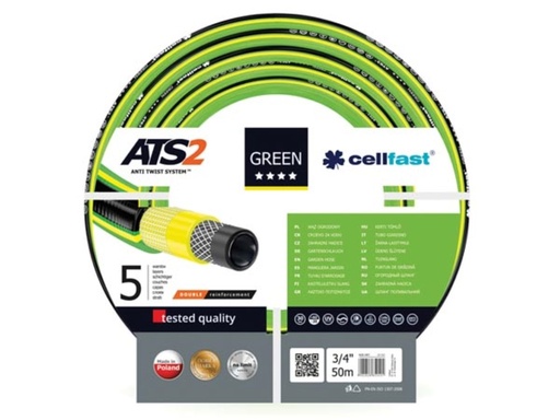 "CELLFAST - Wąż ogrodowy - GREEN ATS2 - 3/4" - 50 m image"