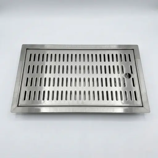 "Tacka ociekowa, Ociekacz nablatowy - CNS do wnęki, 480 x 313 mm image"