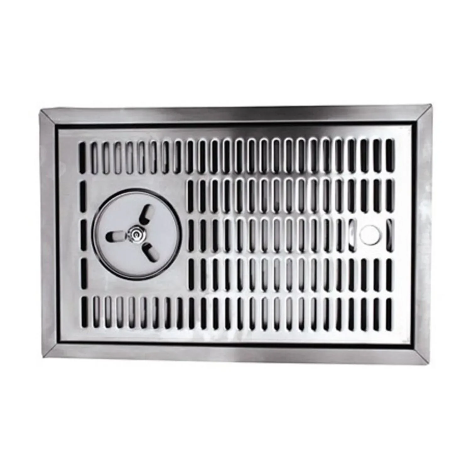 Tacka ociekowa, Ociekacz nablatowy - CNS do wkładania do płuczka do szklanek, 480 x 313 mm