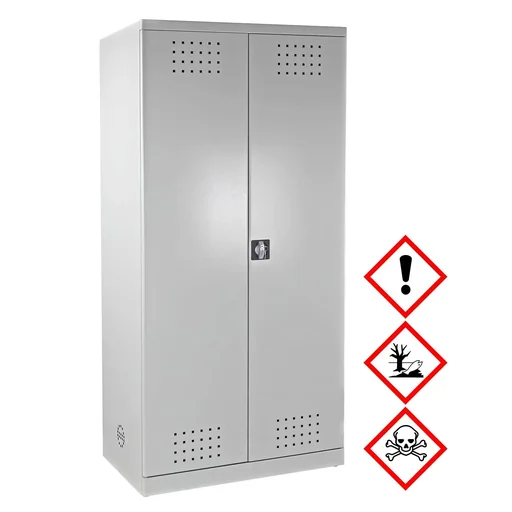 "Workshop cabinet / chemical cabinet RAL 7035 image"