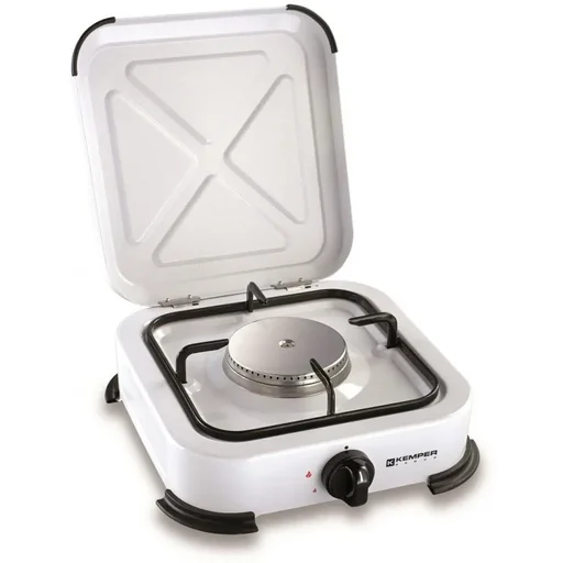 "Gas stove with 1 burner made of stainless steel - 1.2kW image"
