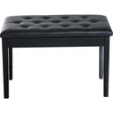 Piano bench vanity stool with storage space