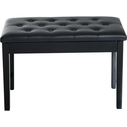"Piano bench vanity stool with storage space image"