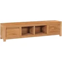 TV cabinet 135x30x35 cm solid teak