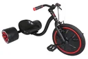 Mini Drifter, Trike with steel frame, 16 inch front wheel, PP rear wheels, red-black