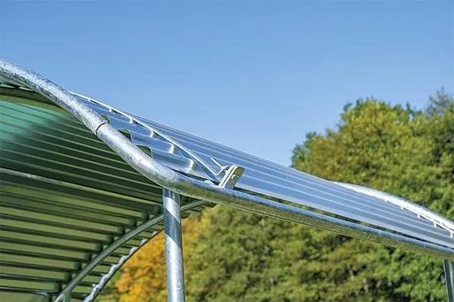 "Roof edge protection bar for Compact square hay rack image"
