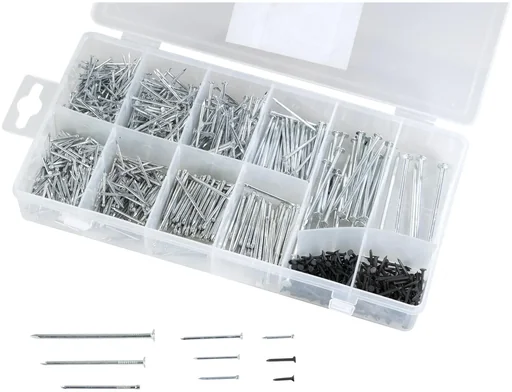 "Nail assortment 1060 pieces image"