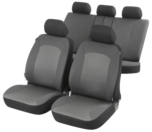 "Car seat covers ZIPP IT Premium Manhay complete set with zipper system image"