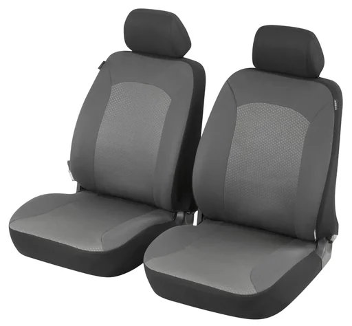 "Car seat covers ZIPP IT Premium Manhay for front seats with zipper system image"