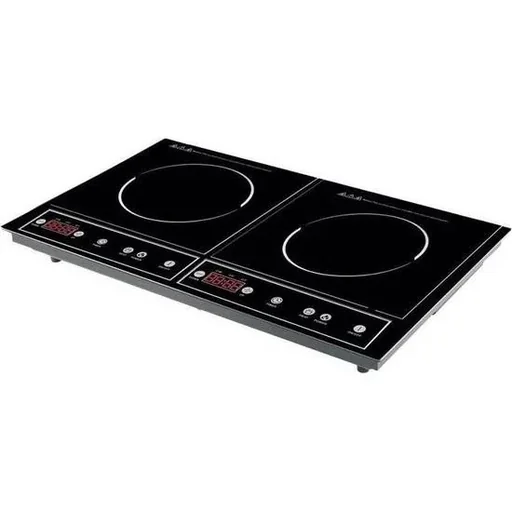 "Induction cooker with 2 burners - 2000W - 60x40x10cm image"