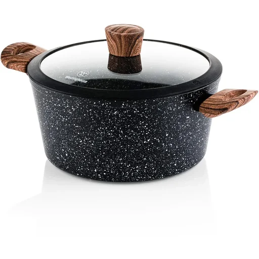 "Casserole 24 cm Black Marble Wood image"
