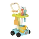Broom cart cleaning cart with accessories cleaning set for children role play cleaning toy 17 pieces with broom mop dustpan