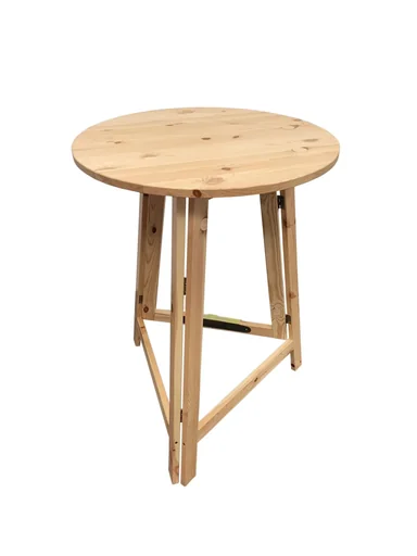 "Folding bistro table, painted image"