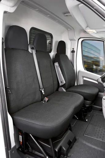 "Custom fit fabric seat covers for CITROen Jumper, Fiat Ducato and Peugeot Boxer from 07/2006 to 05/2014 image"