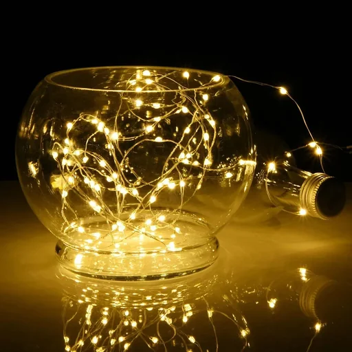 "Christmas lights - 100 LED - Warm white - 563cm image"