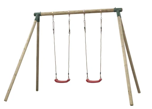 "Double swing Bernedette round wood image"