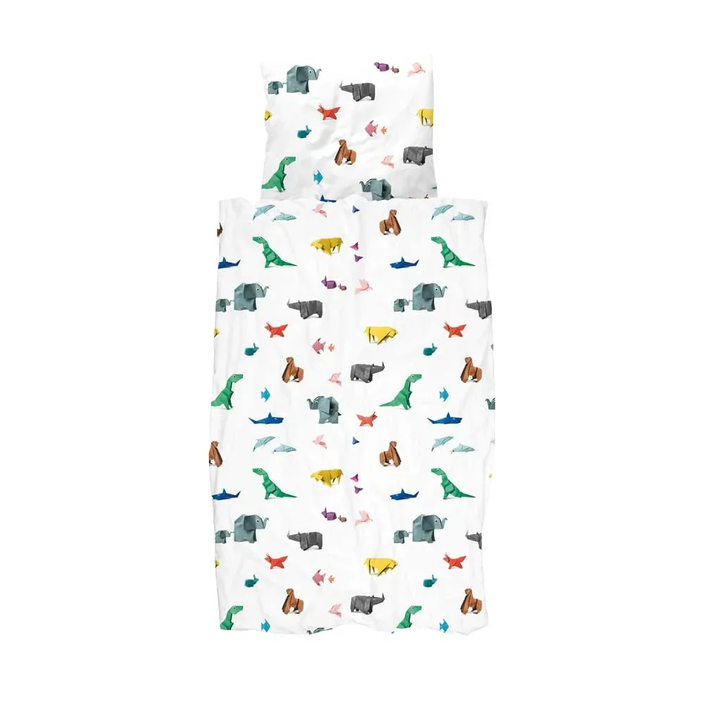 "Snurk pościel Origami zwierzęta zoo 135 x 200 image"