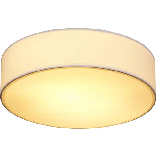 "Ceiling light - white - fabric - Ø38cm image"