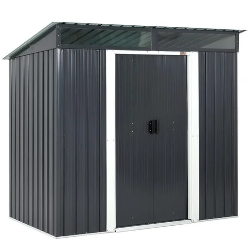 "Metal shed 196x122x180cm - self-assembly image"