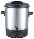 Preserving machine "Deluxe", 27 liters, stainless steel, 1800 watts - With thermostat, timer & tap!