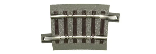"6 pieces curved track R2, radius 358 mm, curve angle 7.5° image"