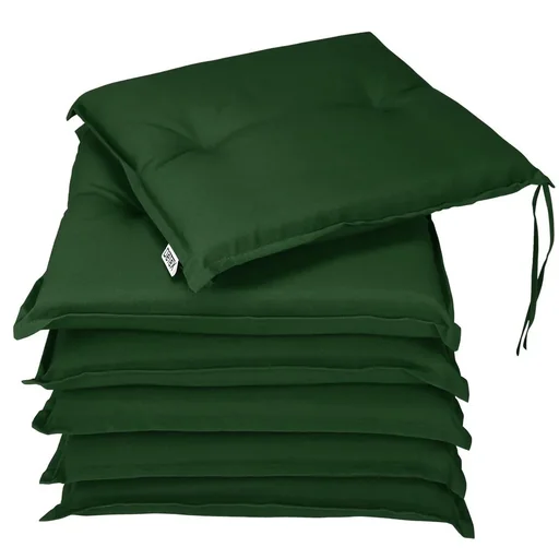 "Seat cushions - 6 pieces - green - 43x39x5cm image"
